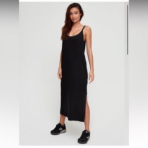 Aritzia The Group by Babaton Woolman Dress Black Size Large